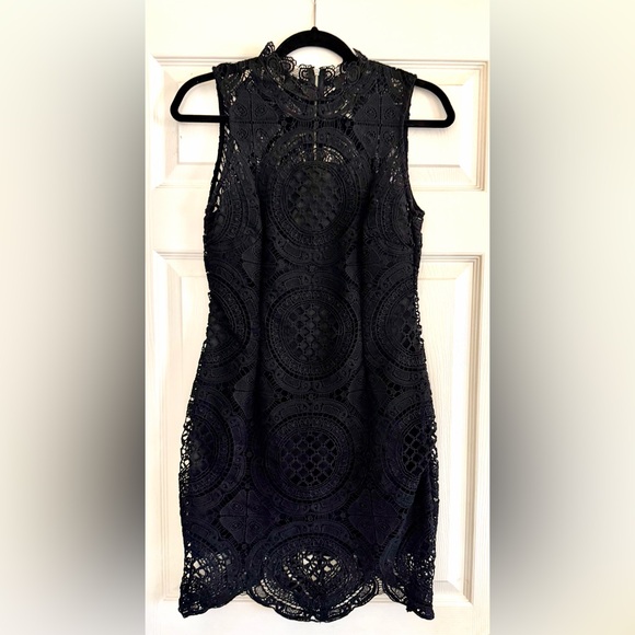 I.N. San Francisco black lace dress size 7 - Picture 2 of 3